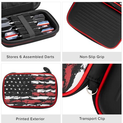 Casemaster Sentinel Dart Case American Flag Art Series (36-9000)