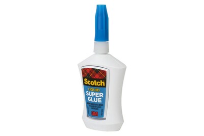 Scotch® Super Glue, .14 oz., White (AD124)