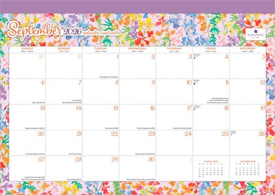 2026 Plato House of Turnowsky 15.5" x 11" Monthly Desk Pad Calendar (9798330707935)