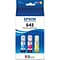 Epson T542 Cyan/Magenta/Yellow Ultra High Yield Ink Bottle, 3/Pack (T542520-S)