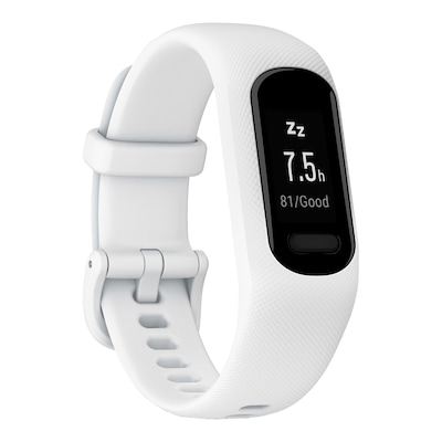 Garmin vívosmart 5 Fitness Tracker, Small/Medium Case, White (010-02645-01)