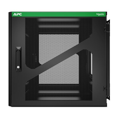 NetShelter APC 12U Wall Mount Server Cabinet Enclosure, Black (AR112SM)