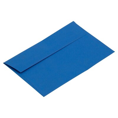 JAM Paper A9 Invitation Envelope 5 3/4" x 8 3/4", Presidential Blue, 25/Pack (563916910)
