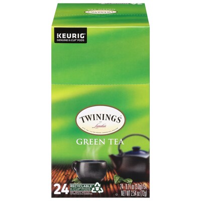 Twinings of London  Green Tea, Keurig® K-Cup® Pods, 24/Box (TNA85788)