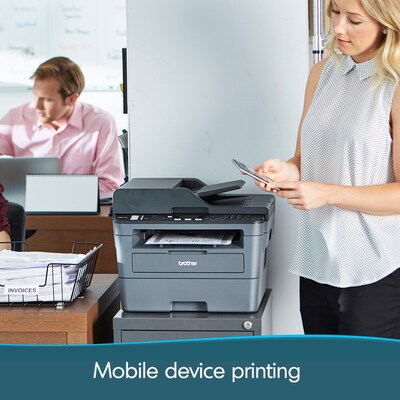 Brother MFC-L2710DW Black & White All-In-One Laser Printer, Refresh Subscription Eligible