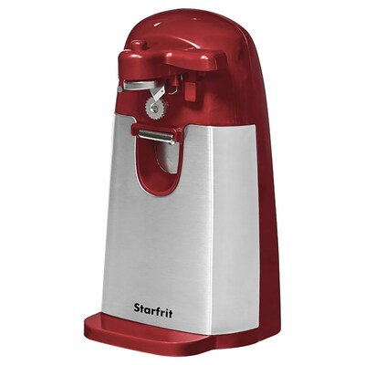 Starfrit Mightican 3-in-1 Electric Can Opener, Red (024715-003-0000)
