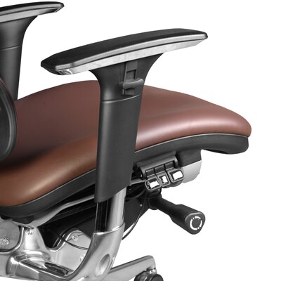 Regency Omega Ergonomic Leather Executive Office Chair w/ Headrest, Chocolate (OMG004CH)