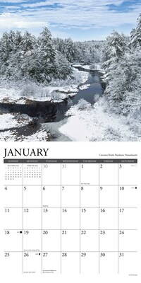2026 Willow Creek Beautiful New England 12" x 12" Monthly Wall Calendar (50163)