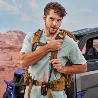 Cobra TrailBlazer 250 GMRS 2-Way Radio, Orange & Black, 2/Pack (0190006-1)