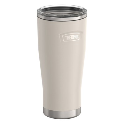 Thermos Icon Stainless Steel Vacuum Insulated Tumbler with Slide Lock, 24 oz., Sandstone (IS1122SN4)