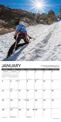 2025 Willow Creek Climbing 12" x 12" Monthly Wall Calendar (42472)