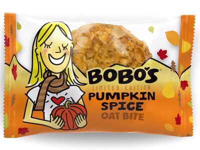 Bobos Gluten Free Pumpkin Spice Oat Bites, 1.3 oz., 10 Bites/Box (BB000437)
