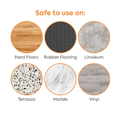 Coastwide Professional Microfiber Wet Mop Pad, 4.5" x 19", White, 50/Pack (CW63404)