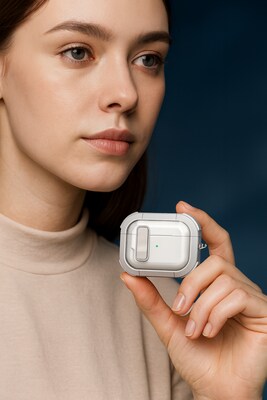 SaharaCase Venture-X Series Secure Lock Case with Premium Clip for Airpods Pro 3, Anti-Shock Corners, Lime Stone, (HP00231)