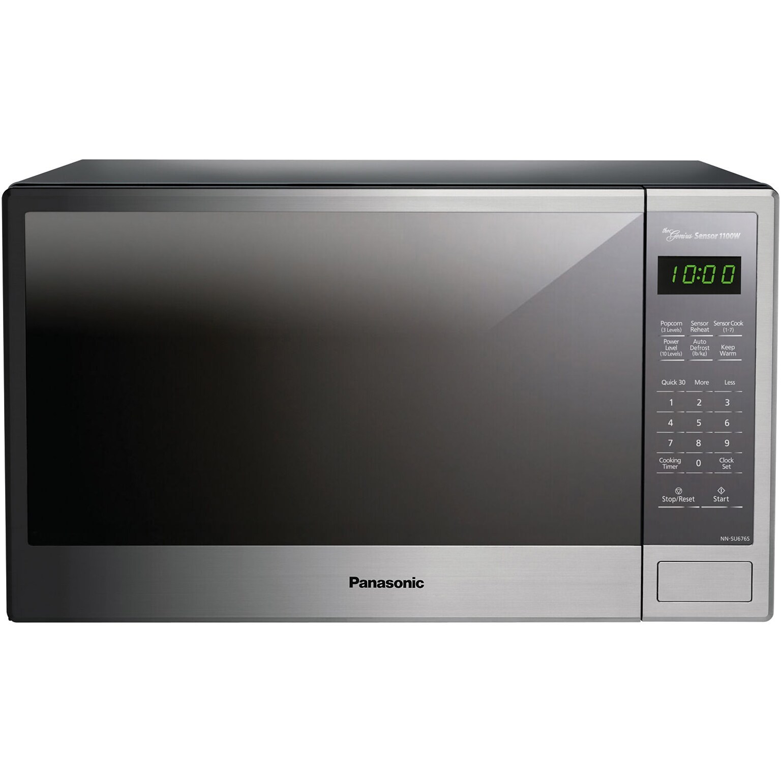 Panasonic 1.3 Cu. Ft. Countertop Microwave, Stainless Steel (NN-SU676S)
