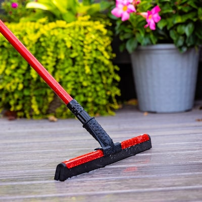 Libman Flex 18" Floor Squeegee, Red, 6/Carton (0191006)
