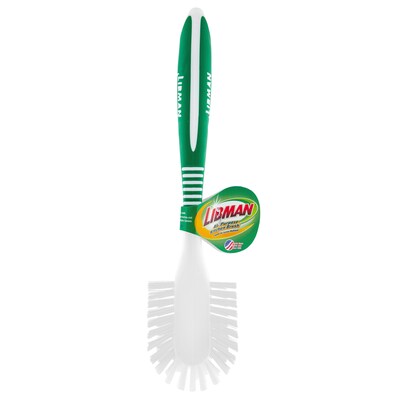 Libman Non-Scratch Scrubber Brush, Green/White, 6/Carton (1043006)