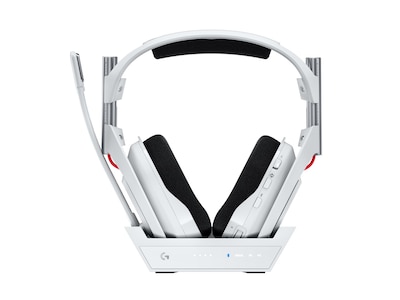 Logitech ASTRO A50 Wireless Noise Canceling Bluetooth Dolby Atmos Gaming Headset, USB-C, White (939-002229)
