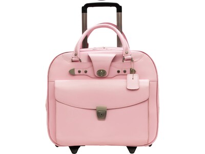 McKlein DENALI Laptop Case, Pink Leather (99709)