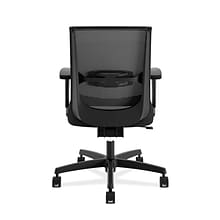 HON Convergence Mesh Back Fabric Task Chair, Black (HONCMS1AACCF10)