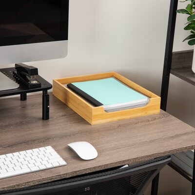 Mind Reader Desk Tray, Brown (BTRAY-BRN)