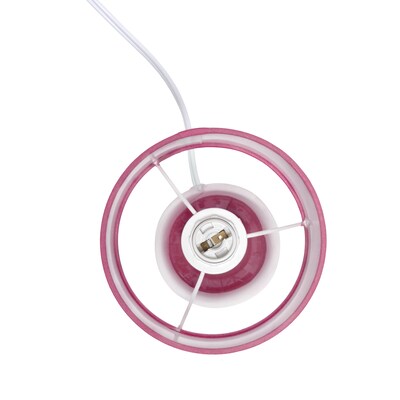 Simple Designs Table Lamp, Mauve (LT1134-MVE)