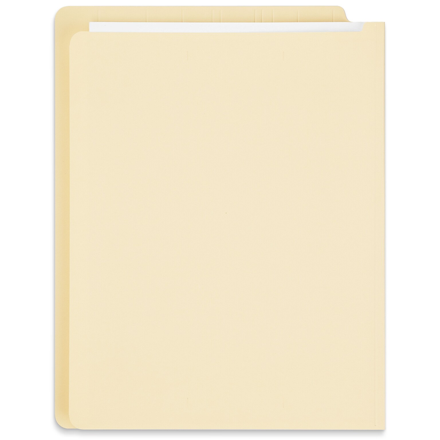 Staples End Tab File Folder, Straight Cut, Letter Size, Manila, 100/Box (ST62570)