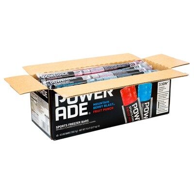 Powerade Sport Freezer Bar Electrolytes, 5.5 oz, 45/Pack (307-00436)
