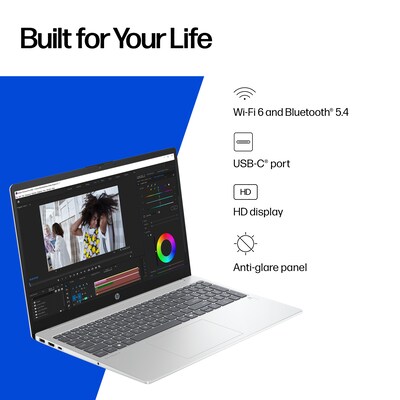 HP OmniBook 3 15.6" FHD Laptop, Copilot+ PC, AMD Ryzen AI 7 350, 32GB RAM, 1TB SSD, +11.5 Hour Battery, Windows 11 Home