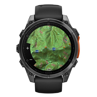 Garmin fenix 8 AMOLED Multisport GPS Smartwatch, Slate Gray & Black, 47mm (GRM0290400)