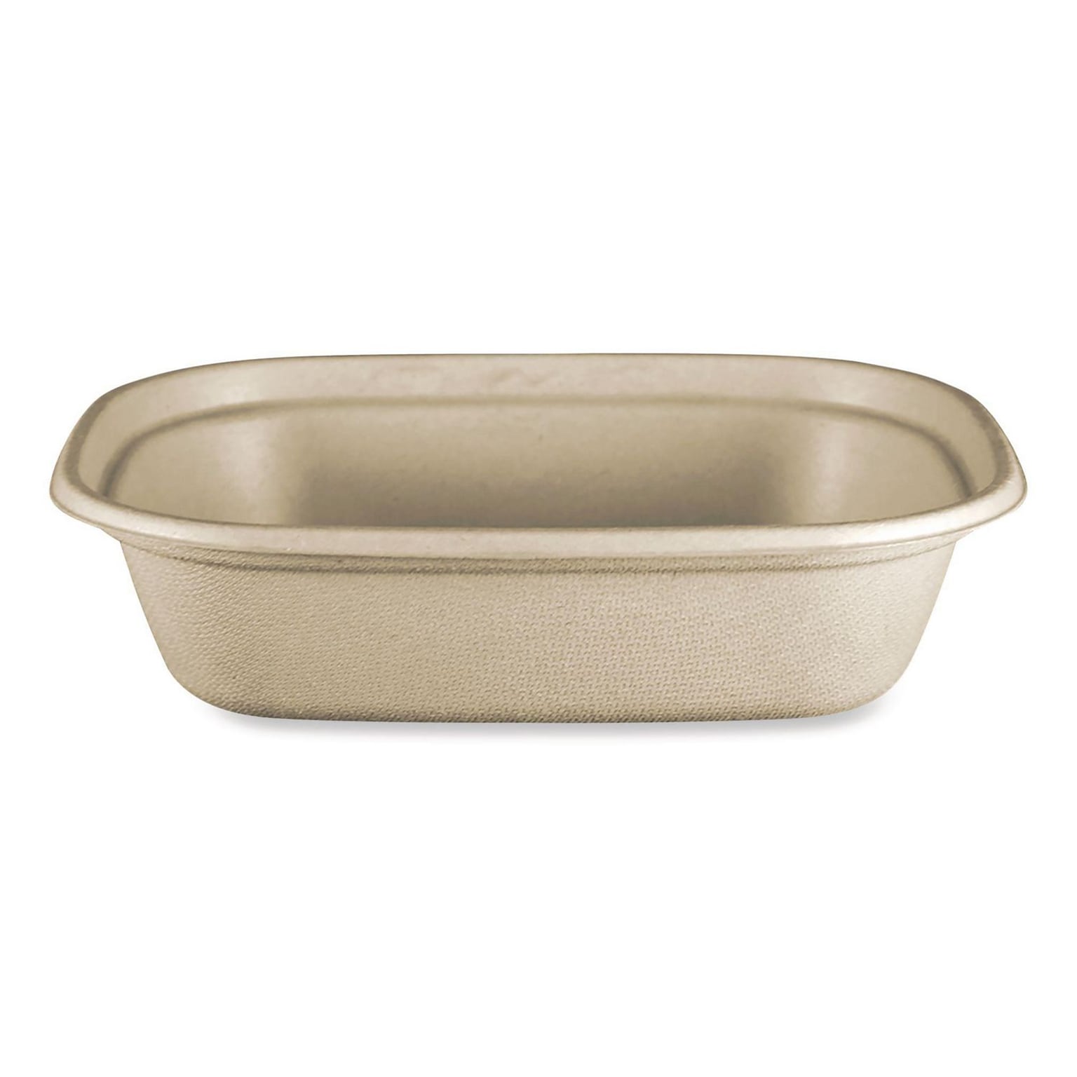 World Centric 32 oz. Fiber Container, 8.7 x 6.5 x 2.1, Natural, 400/Carton (WORCTSCU2LFP)