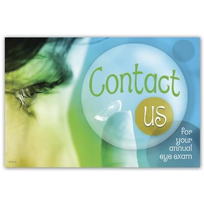 Medical Arts Press® Eye Care Standard 4x6 Postcards; Contact Us
