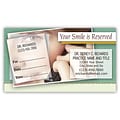Medical Arts Press® Dual-Imprint Peel-Off Sticker Appointment Cards; Reserve a Smile