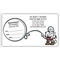 Medical Arts Press® Dual-Imprint Peel-Off Sticker Appointment Cards; Standard, Tooth/Lasso