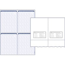 Medical Arts Press® Tamper-Resistant Laser Rx Paper; 4 RX Blanks/Sheet, High Security