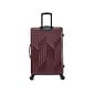 InUSA Drip Polycarbonate/ABS Large Suitcase,Wine (IUDRI00L-WIN)