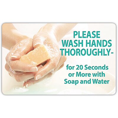 Medical Arts Press® Hand Hygiene Signs; Wash Hands