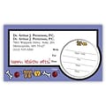 Medical Arts Press® WriteOnce® Peel-Off Sticker Appointment Cards; Happy Healthy Pets