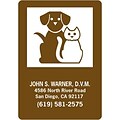 Medical Arts Press® Color Choice Magnets; Cat and Dog in Rectangle