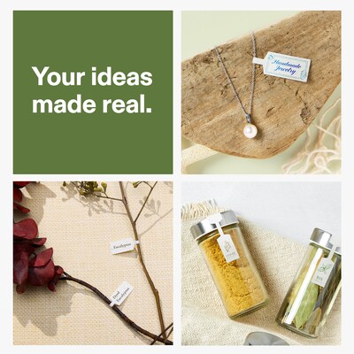 Avery Hemp Barbell Laser/Inkjet Multipurpose Labels, 1/2" x 2-1/2", Off-White (1800/Box)