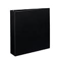 Avery 2 3-Ring Non-View Binders, Slant Ring, Black (27550)