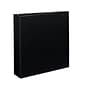 Avery 2" 3-Ring Non-View Binders, Slant Ring, Black (27550)