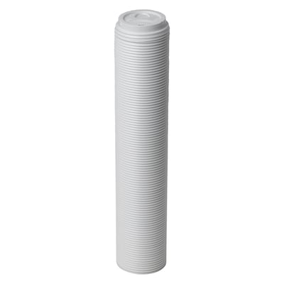 Dixie Large Plastic Lid, White, 1000/Carton (D9542)