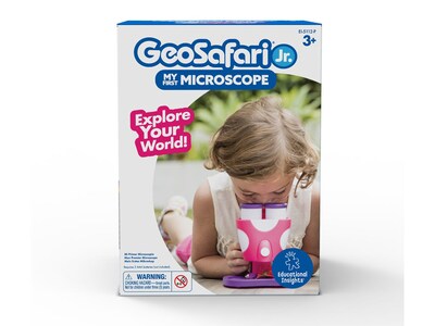 Educational Insights GeoSafari Jr. My First Microscope, Pink/Purple (5112-P)