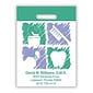 Medical Arts Press® Dental Personalized Large 2-Color Supply Bags; 9 x 13", Purple/Green, Dental Graphics, 100 Bags, (53779)