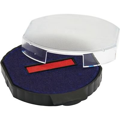 Self-Inking Stamp Replacement Pad for T5415; Blue/Red