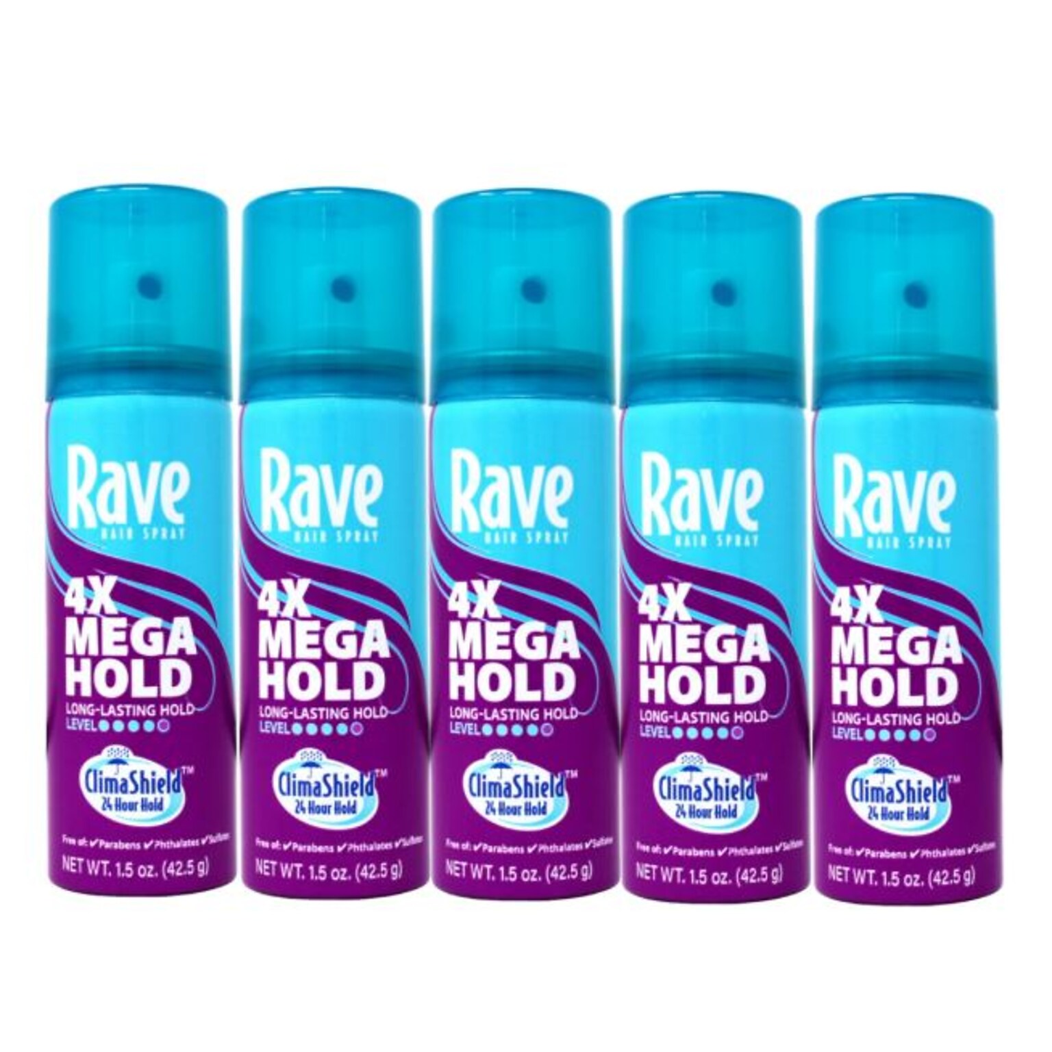 Rave Mega Hold Hair Spray, 1.5 oz., 18/Carton (ZSDASTP212)