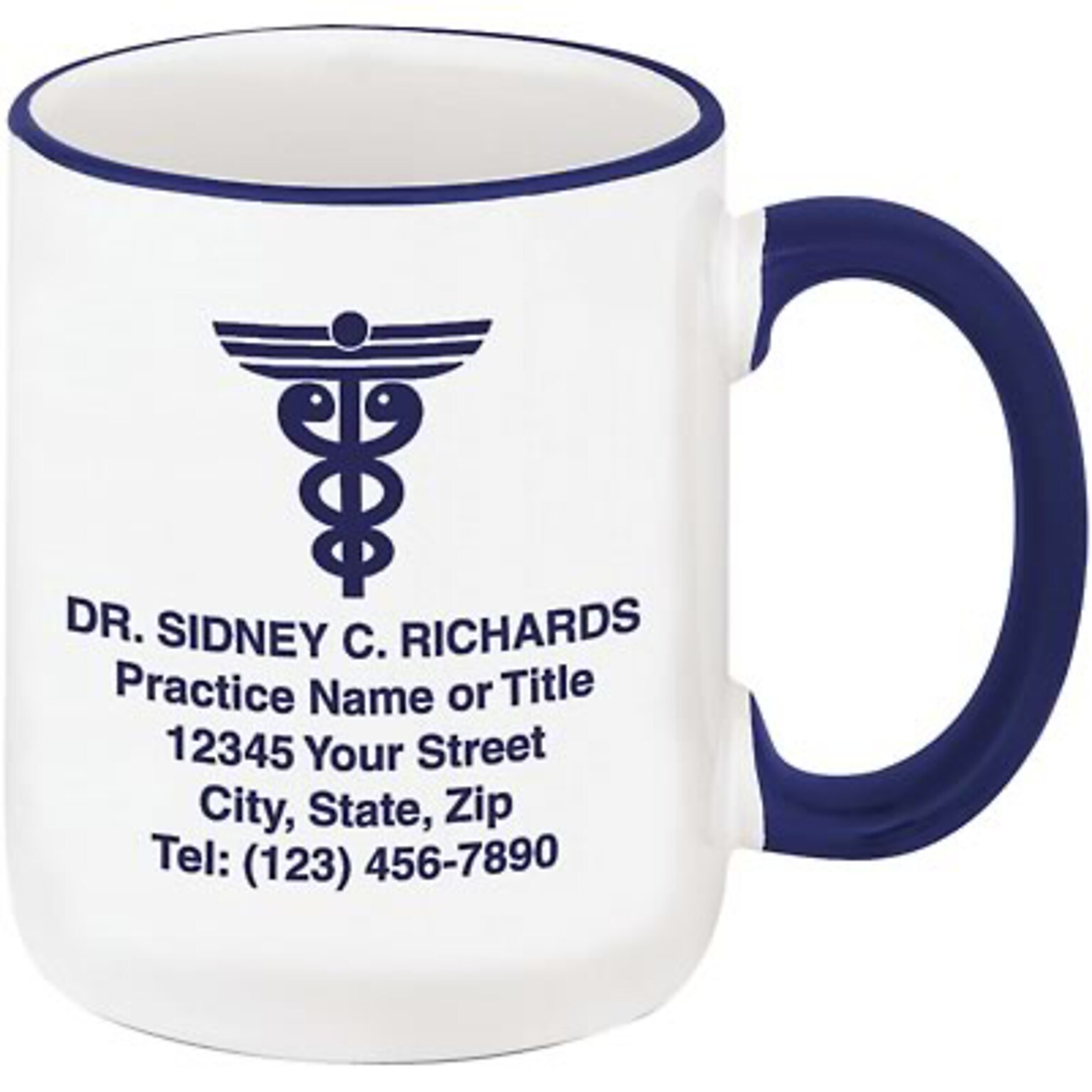 Custom Two Tone Ceramic Mug 12 oz