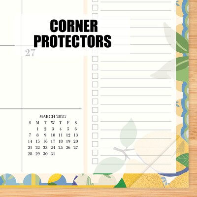 2027 Willow Creek Mediterranean Moments 14.25" x 11.25" Monthly Desk or Wall Calendar, Assorted Colors (64832)