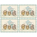 House-Mouse Designs® Postcards; for Laser Printer; Flossing Mice, 100/Pk